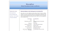 Desktop Screenshot of innerpath.masterpath.org